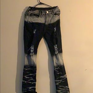 2 color way jeans